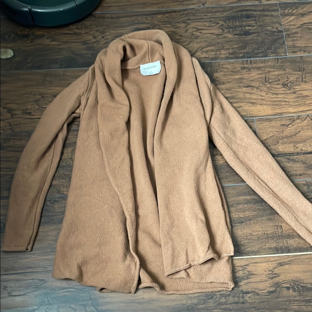 Babaton Tan Cardigan Sweater